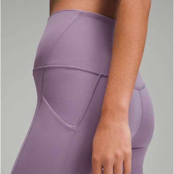 Lululemon Align High-Rise Pant with Pockets - 25" Inseam - Purple Ash Size 14 - Picture 3 of 9